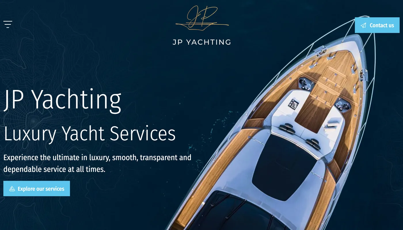 JP Yachting on desktop