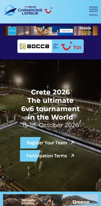 Socca Crete on mobile